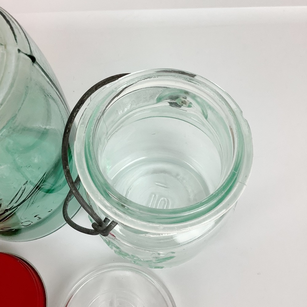 Vintage Ball Canning Pastel Glass Storage Jars - Picture 7 of 10